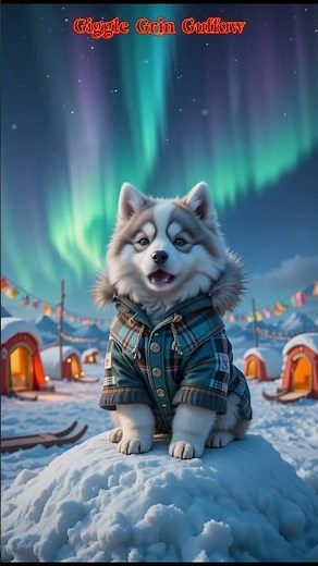 Cute Greenland AI Dog Pup Sings “Bones” by Imagine Dragon