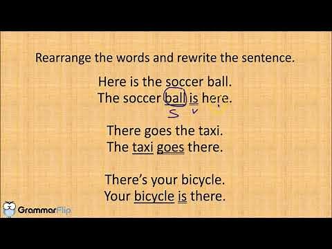Hard to Find Subjects Here and There - Grammar Lesson