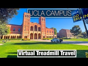 City Walks - UCLA Campus Tour - University of California Los Angeles Virtual Travel Treadmill Walk