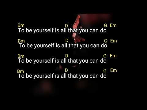 Be yourself (by AUDIOSLAVE) chords & lyrics