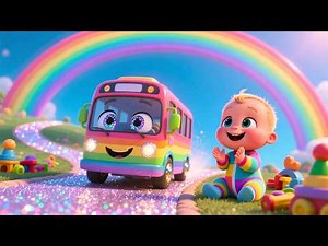 Magical Rainbow Learning 🌈✨ Fun Color & Number Song for Kids