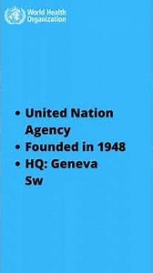 What is WHO?//Facts about WHO in Hindi