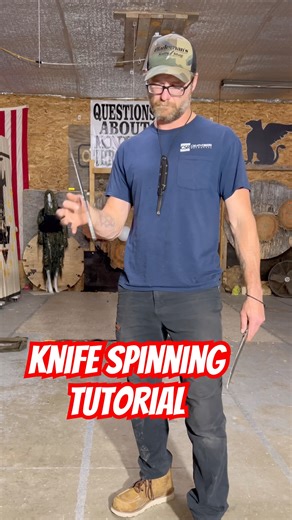 Knife Spinning/Flipping Tutorial: Lesson 1 #tutorial #howto #freestyle #knifeskills