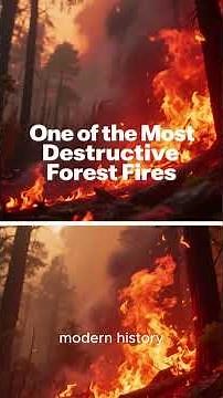 Largest Wildfires in History | United States, California, Arizona | Land, Wind, and Fire