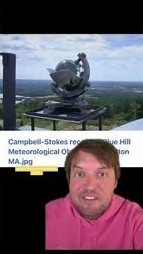 Campbell-Stokes sunshine recorders!