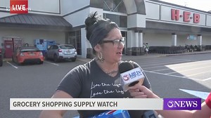 Grocery stores working to restock shelves to keep up with high demand