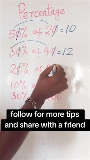 Solve percentage problems without a calculator.