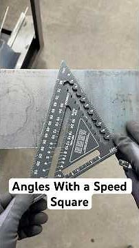 ANY Angle with a Speed Square (Tested)