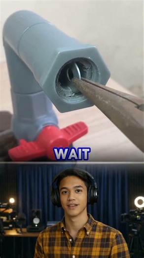 Easy Trick to Remove a Broken Pipe Piece #hack