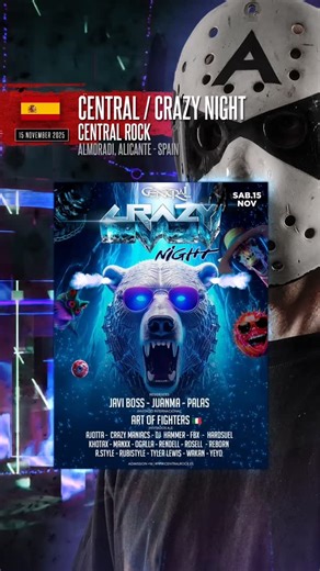 Central! 🎸🤘 Been some years since I played in this historical Spanish club, the home of @javibossdj and @djjuanmacentral ! See you the 15 November Centraleros! 🔥🔥🔥 | Art Of Fighters