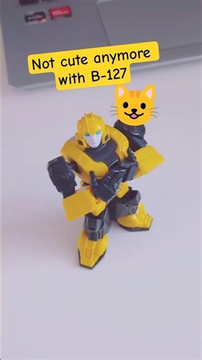 Not cute anymore with B-127 #shorts #b127 #bumblebee #transformersone #blokees #cute #trend