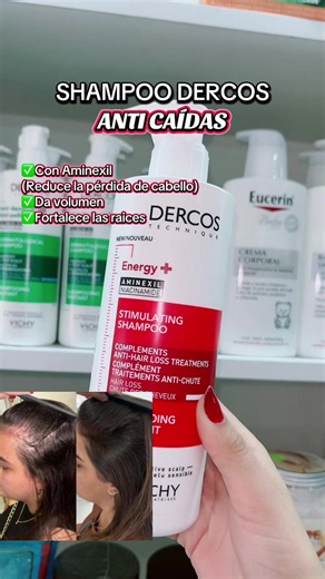 Shampoo Dercos Anti Caída con Aminexil para volumen