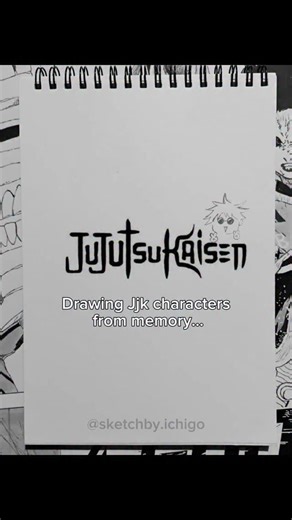 @kubo.stroke on Instagram: "Drawing jjk characters from memory..... (Watch till end 🥶) . . (Art, Manga, Relatable, Fanarts, Explore, Engagement, Fyp, Foryoupage, Illustration, Anime,Gojo satoru, Jujutsu kaisen, Drawing, Trend, Reels, Process, Tutorial) . . . #artwork #anime #drawing"