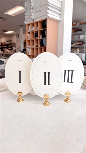 Ivory Wedding Table Numbers Numerical | PRINTED - Style 298 - Etsy