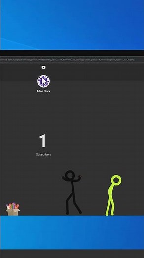 Celebrating My First Subscriber #animation #shorts