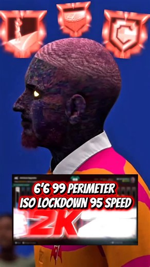 The best 6’6 99 perimeter 94 speed and agility iso lock build in nba2k26 😳✅ #2k26 #nba2k #2kcommunity #2k #nba2k26 | Nappy Beenrich