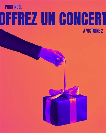 victoire 2 - scène de musiques actuelles on Instagram: "En voilà une bien belle idée cadeau ! 🎁 Bonne nouvelle : vous pouvez maintenant acheter votre carte cadeau directement en ligne sur la billetterie de Victoire 2. La Carte Cadeau Victoire 2 est valable 12 mois (date à date) sur tous les événements payants organisés par la salle. 💳 Comment l’acheter ? Rendez-vous sur notre billetterie (en bio) et choisissez le montant de votre choix : vous recevrez la carte au format PDF. Elle est cumulable