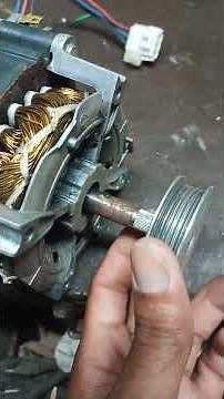How to remove a washing machine motor pulley