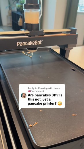 are pancakes 3d… well I guess you could make that argument 😅🥞 #pancakebot #pancakerobot #pancakes #3dprinting | Misfit Printing