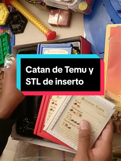 Unboxing Catan Insert STL from Temu