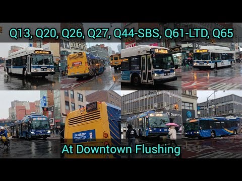 MTA: Q13, Q20, Q26, Q27, Q44-SBS, Q61-LTD, Q65 At Downtown Flushing