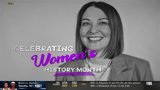 In honor of Women's History Month, Lauren Holtkamp-Sterling shared her journey to becoming an NBA official and highlighted the ways women are making an impact in the sports community 🙌 | NBA TV
