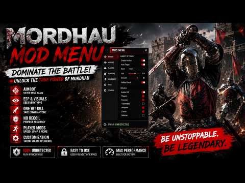 MORDHAU CHEAT MOD MENU SHOWCASE | AIMBOT & ESP