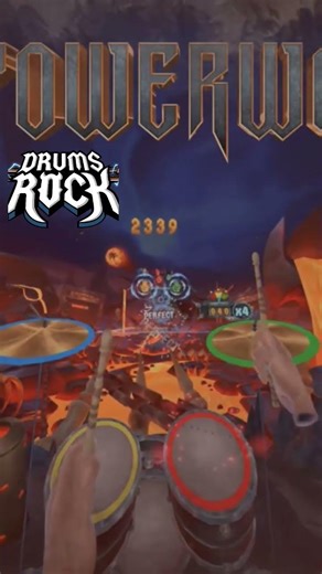 Armata Strigoi Powerwolf #vr #powerwolf #drums #powermetal #vrgaming #drumcover #fun #werewolf