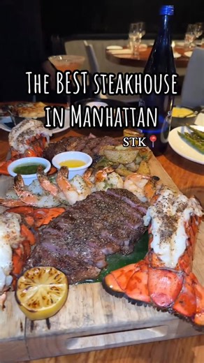Foodie Girl NYC on Instagram: "The BEST steakhouse in Manhattan offering luxury bites & flawless nights at @eatstk 🥩🍹 #steak #steakhouse #nyc #eatstk #fyp @staliegirl"