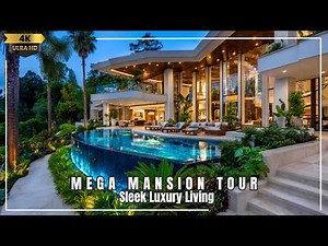 🏡 Inside a Crazy Modern Mega Home with Infinity Pool & Sleek Luxury Design ✨