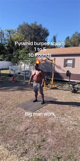 Pyramid Burpee Squats Workout Highlights