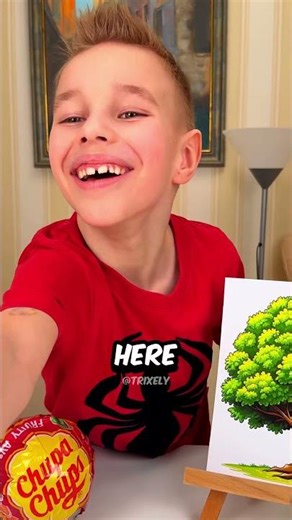 Mom Lost Her Markers But Won With Real Broccoli 🥦🌳