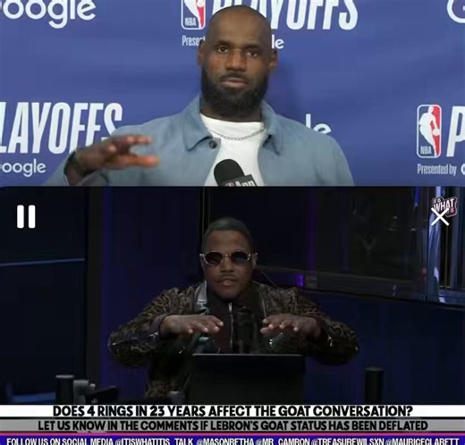Mase says people don’t gravitate toward LeBron James like they did Allen Iverson because Bron lacks the authenticity you watch him in interviews, it don’t feel like it’s the real him but a persona the NBA has marketed.