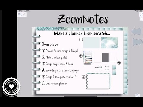 ZoomNotes - 7 Make a Planner from Scratch (start to finish)