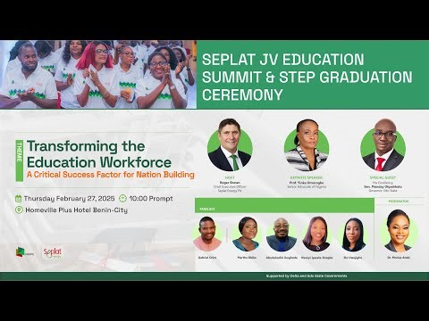 SEPLAT/JV Education Summit & STEP Graduation Ceremony 2026