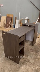 67K views · 156 reactions | Table? Where? 樂 Meet REGI, the space-saving table with built-in storage. Compact, smart, and made for small spaces. Pre-order yours now!  4 color options  Feel free to message us for orders and inquiries! #PrecisionHome #SpaceSavingTable #Furniture #FurnitureMaker #CustomFurniture #RegiSpaceSavingTable #foldabletable | Precision Home | Facebook