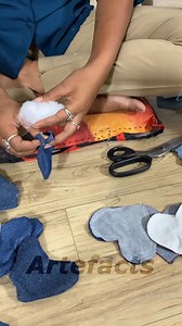 13K views · 87 reactions | Easy way to make Jeans Heart Planter with Home decoration #jeans #heart | Artefact | Facebook