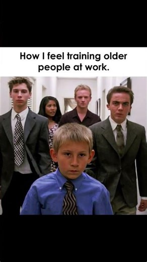 How I feel training older people at work 🗿...