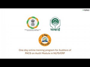 One day online training program for Auditors of PACS on Audit Module in NLPS/ERP