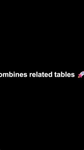 SQL JOIN Explained in 20 Seconds 🚀 #coding #programming #datascience #dataanalysis #daily #shorts