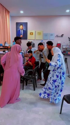 Coordinated Dance Performance in Modern Indoor Setting