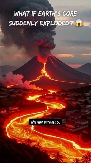 What If Earth’s Core Suddenly Exploded? 🌋😱