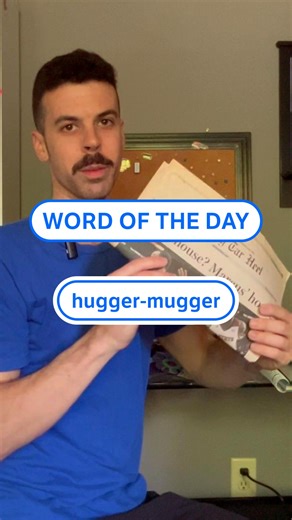 Our #WordOfTheDay is hugger-mugger, meaning "secret." Why? That's only for us to know... Do you keep secrets? | Dictionary.com