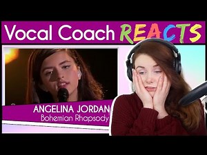 Vocal Coach reacts to Angelina Jordan - Bohemian Rhapsody - America's Got Talent (Live)