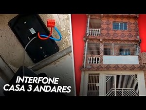 INSTALAR INTERFONE em CASA de 3 ANDARES TUTORIAL mais FÁCIL