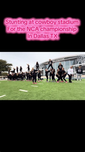 Cheering on our bulldog girls today as they compete. They have all worked so hard for this. I’m so excited to watch my girl shine. ✨ #cheermom #nca #dallas #texas #cheerleader