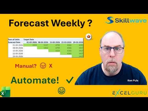 Building a Weekly Forecast History Using Power Query (Without Manual Work!)
