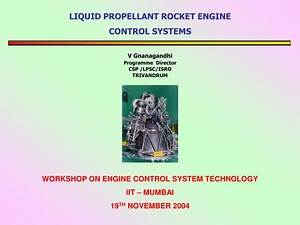 LIQUID PROPELLANT ROCKET ENGINE CONTROL SYSTEMS - SlideServe