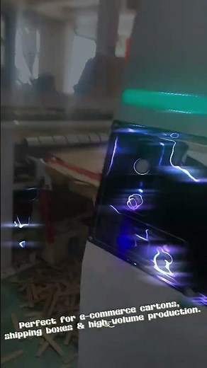 High Speed Flexo Printer Die Cutter Stacker Automatic Corrugated Box Production Line