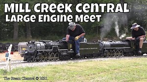 650K views · 19K reactions | The Mill Creek Central Railroad's large engine meet was under way and the live steam traffic was heavy along the valley and mountain divisions of the railroads. From H10s, 2-10-2's, 4-6-0's, ALCO northerns, even double headed steam - climb aboard and enjoy "steamapalooza" here on The Steam Channel. | The Steam Channel | Facebook